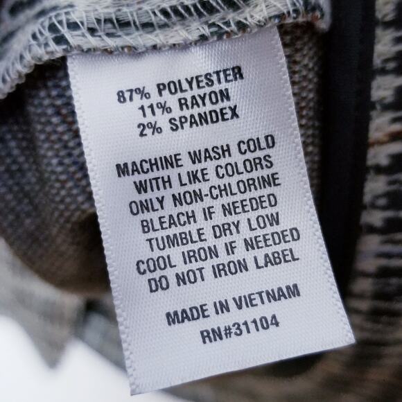 3 FOR $25 - *NEW* WONDERLY Knit Houndstooth One-Button Blazer - Size 4X - Picture 7 of 7